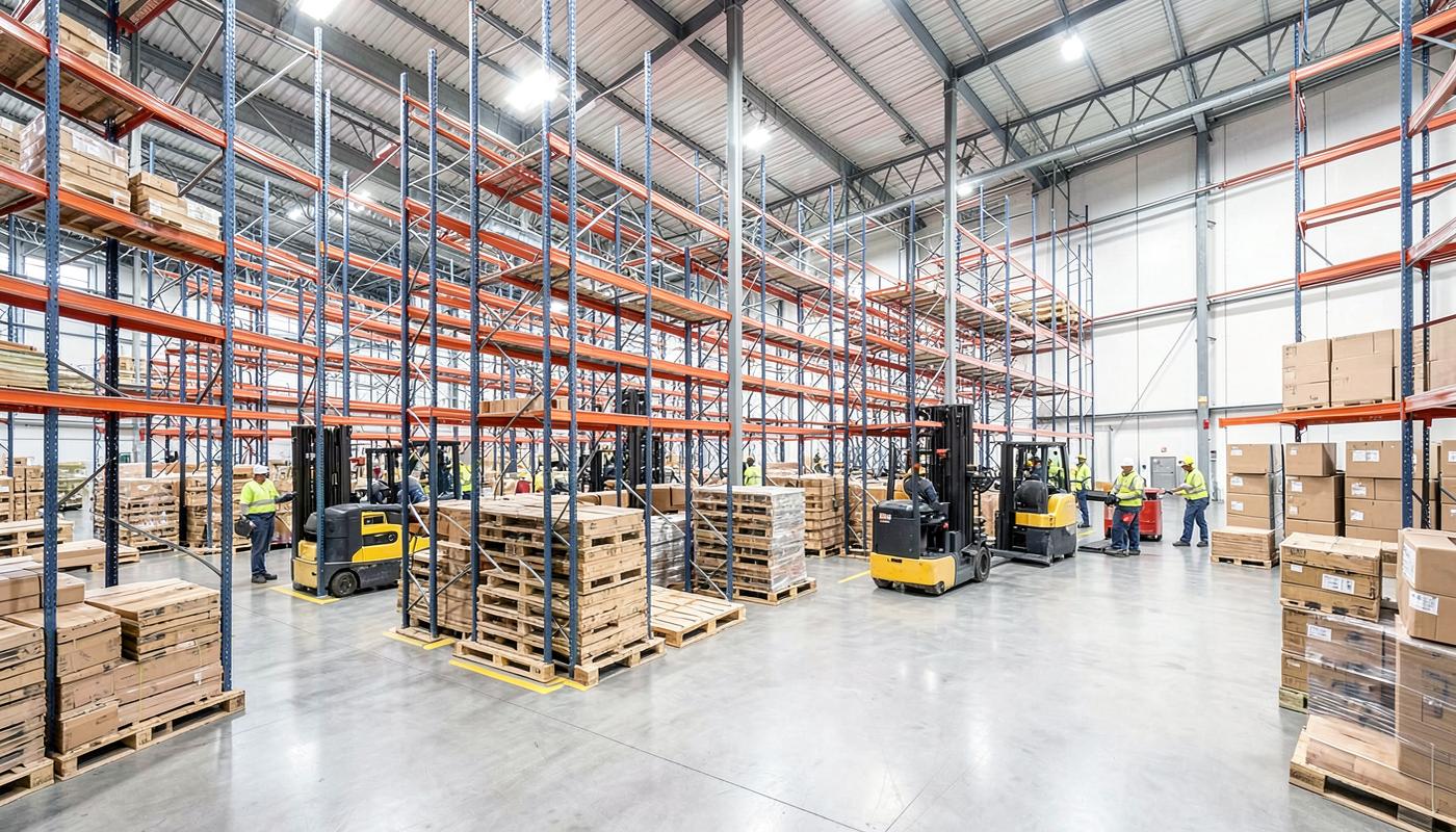 BELSPED warehouse team at work